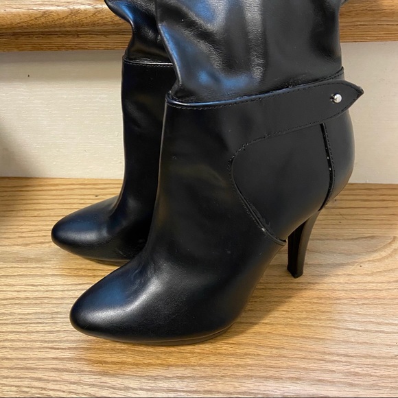 Black High-Heel Boots, Knee-High - Picture 6 of 10